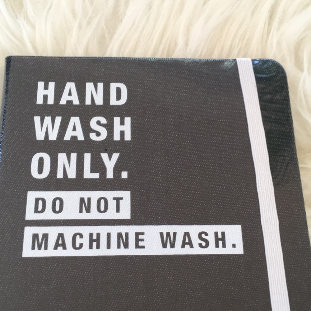 Moleskine Denim Journal w/“Hand Wash Only” Motif - Picture 2 of 6